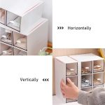 Desk Organizer-3 Tier Stackable Storage Drawers with 6 Compartments White Stackable Drawers Great for Desk Storage, Makeup Storage Bathroom Organization Accessories Etc (White) - Image 5